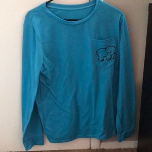 Blue elephant long sleeve